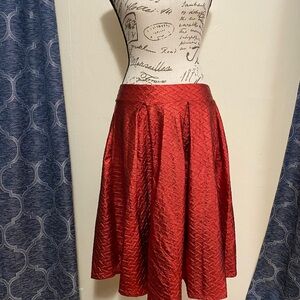 LuLaRoe Vibrant Red A-Line Skirt